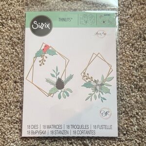 Sizzix Thinlits Geometric Winter Frame Die Set